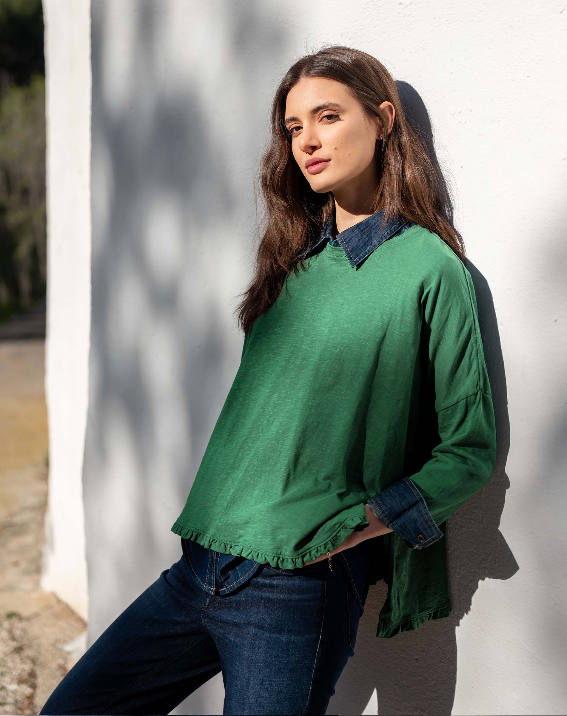 Catalina Ruffle Tee