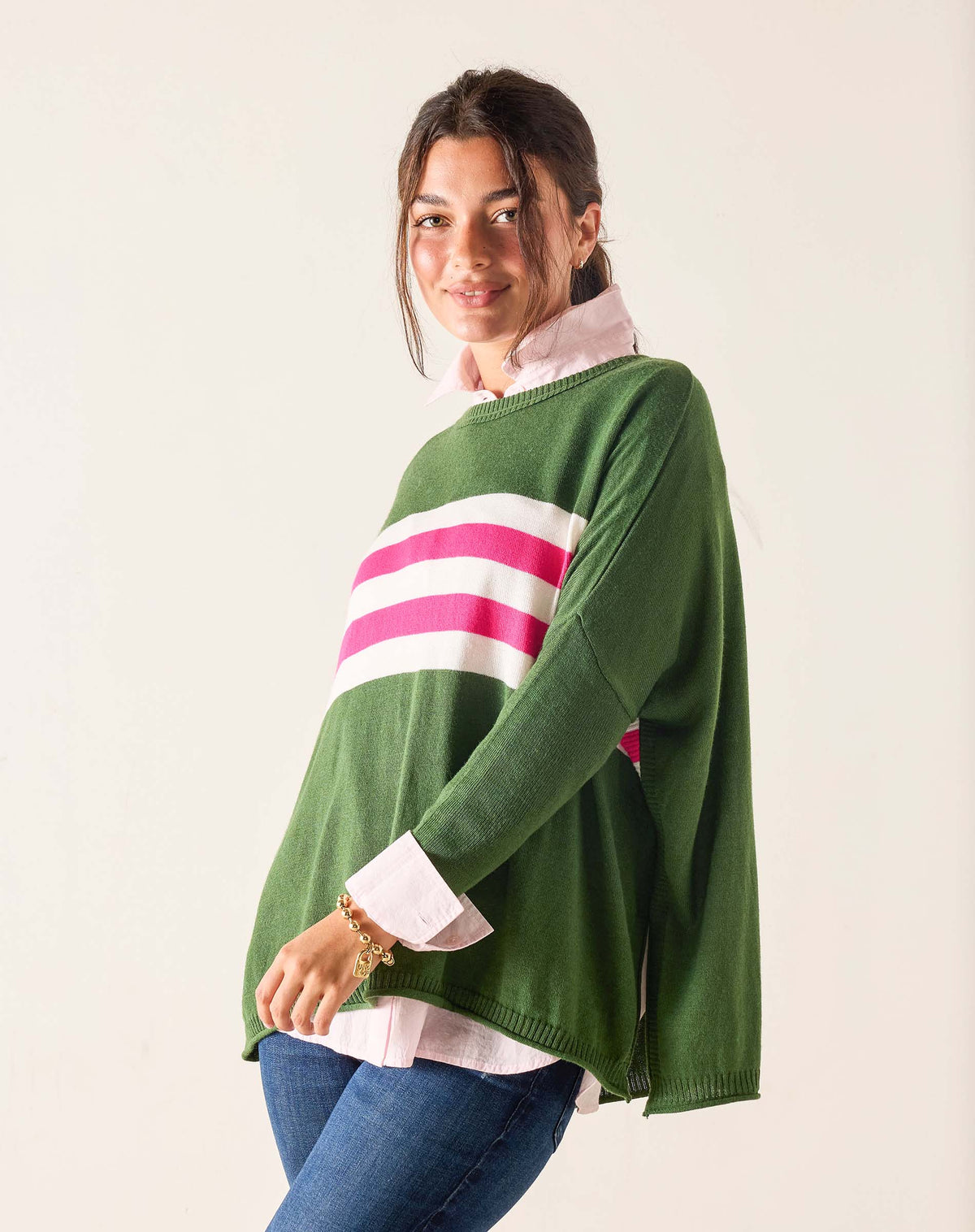 Catalina Holiday Crewneck Sweater, view 2
