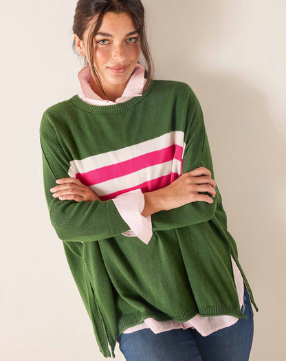 Catalina Holiday Crewneck Sweater, view 3
