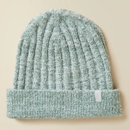 Chunky Rib Marshmallow Beanie - The Riviera Towel Company