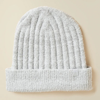 Chunky Rib Marshmallow Beanie - The Riviera Towel Company