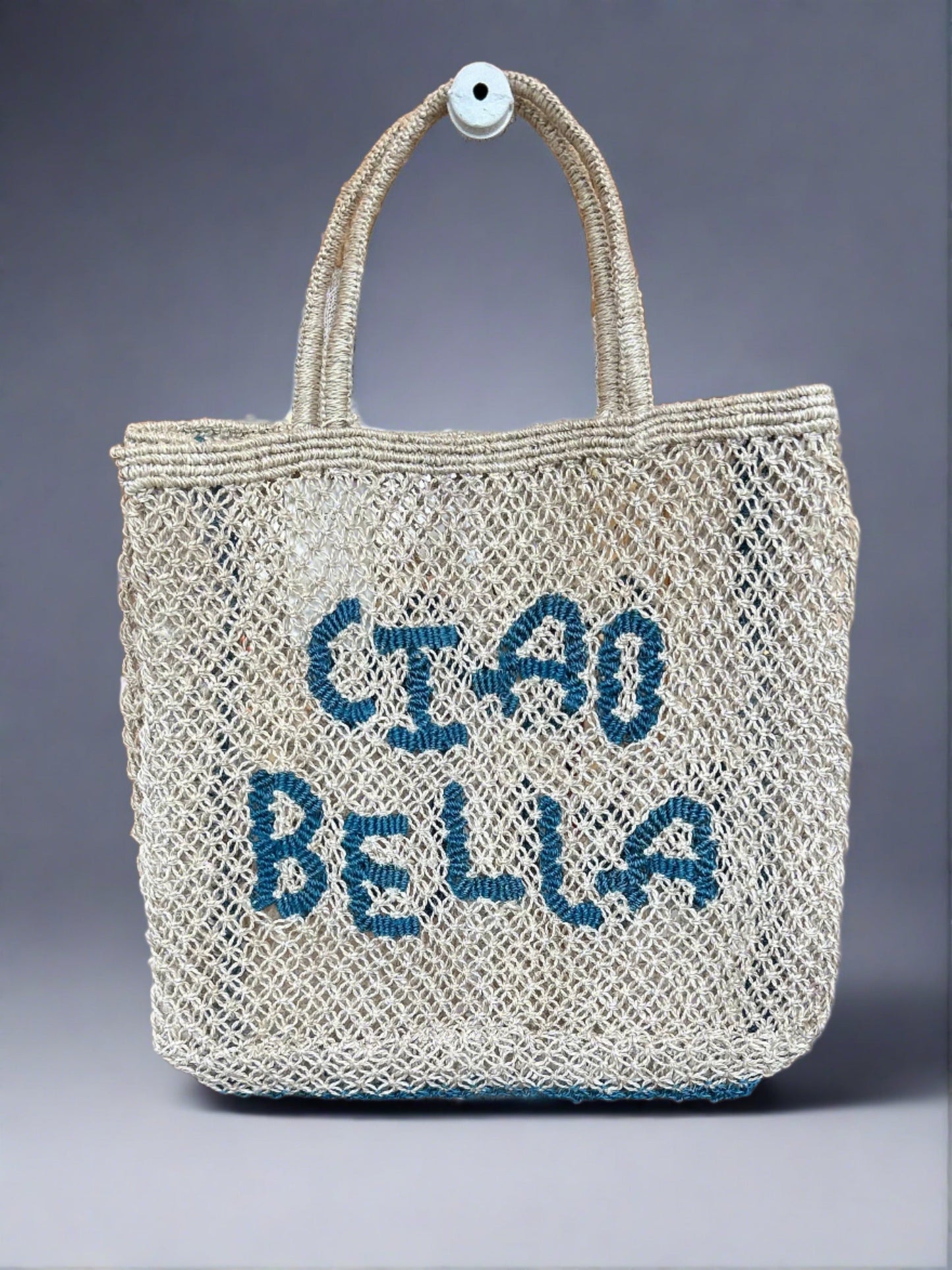 Ciao Bella Jute Bag - The Riviera Towel Company