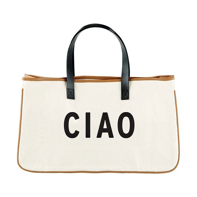 Ciao Canvas Tote - The Riviera Towel Company