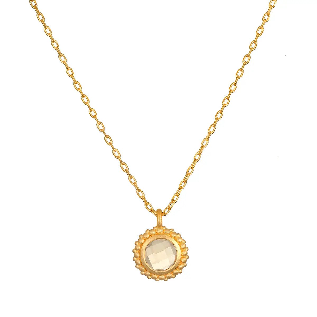 Citrine Holiday Necklace - The Riviera Towel Company