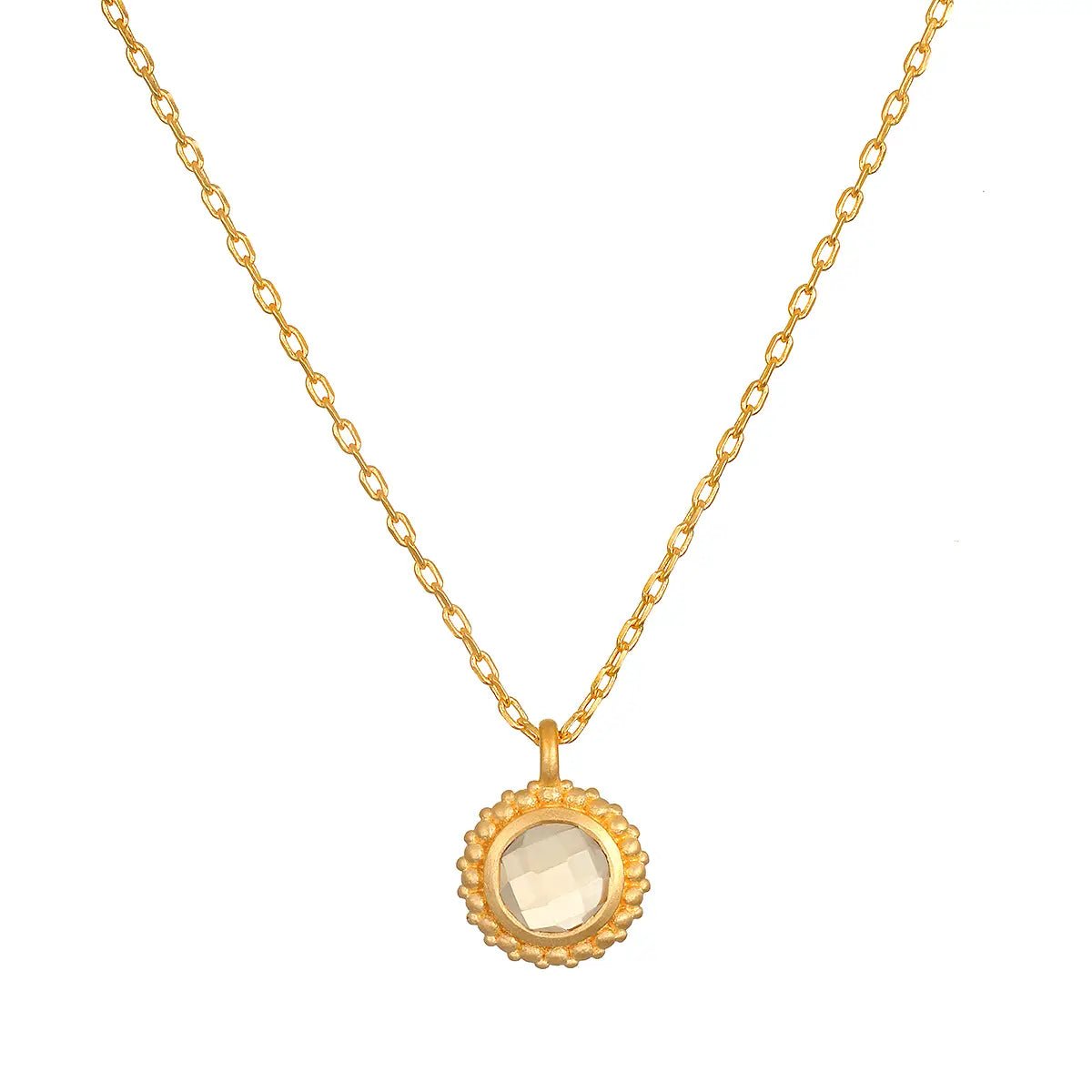 Citrine Holiday Necklace - The Riviera Towel Company