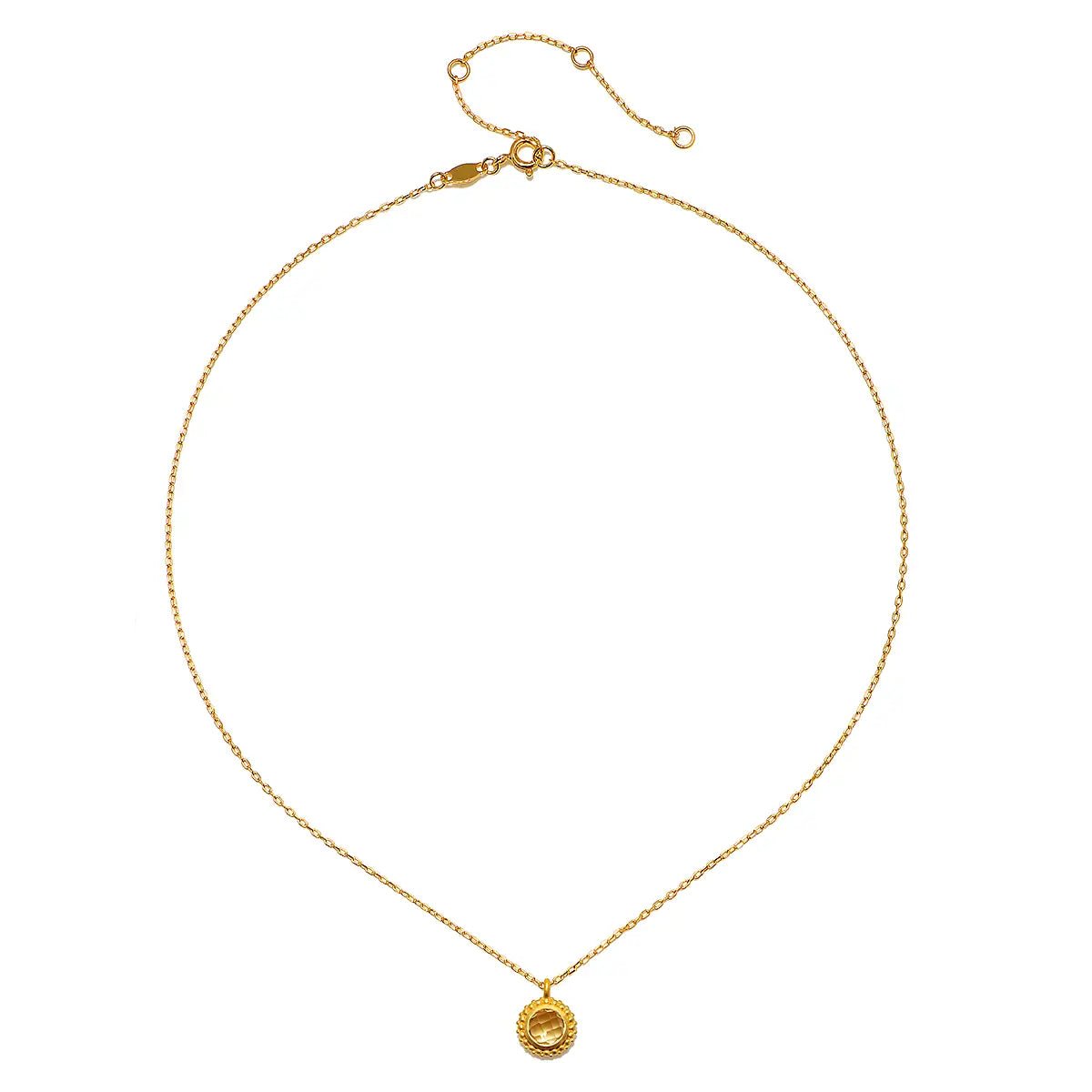 Citrine Holiday Necklace - The Riviera Towel Company