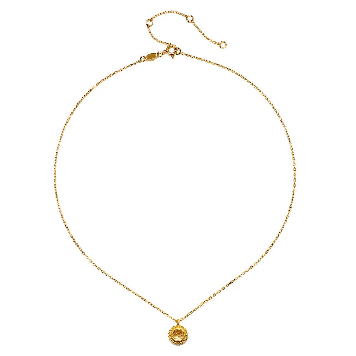 Citrine Holiday Necklace - The Riviera Towel Company