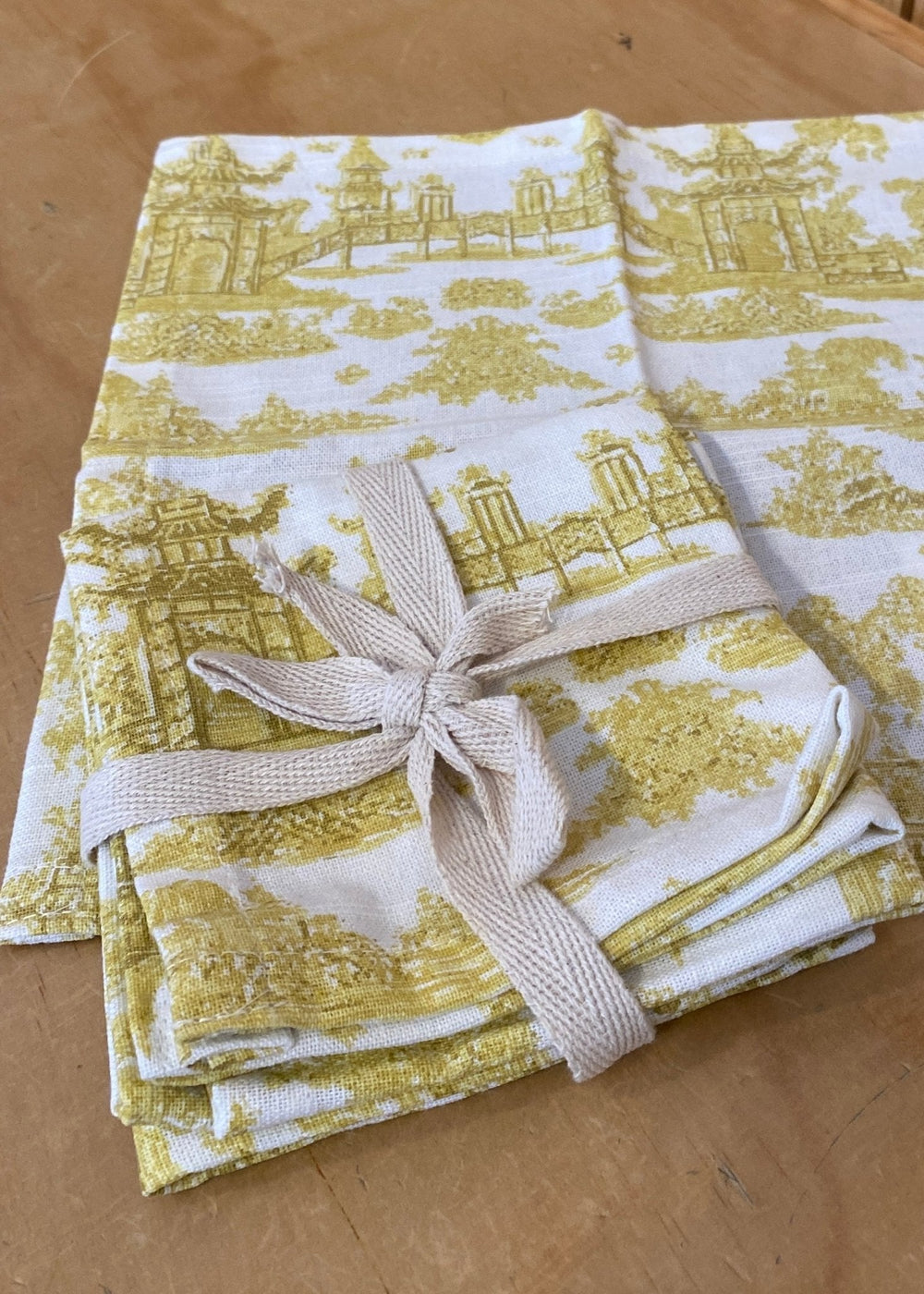 Cocktail Napkins Tropical Set of 4