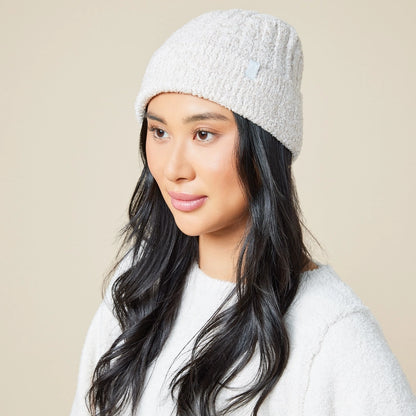 Chunky Rib Marshmallow Beanie, view 5