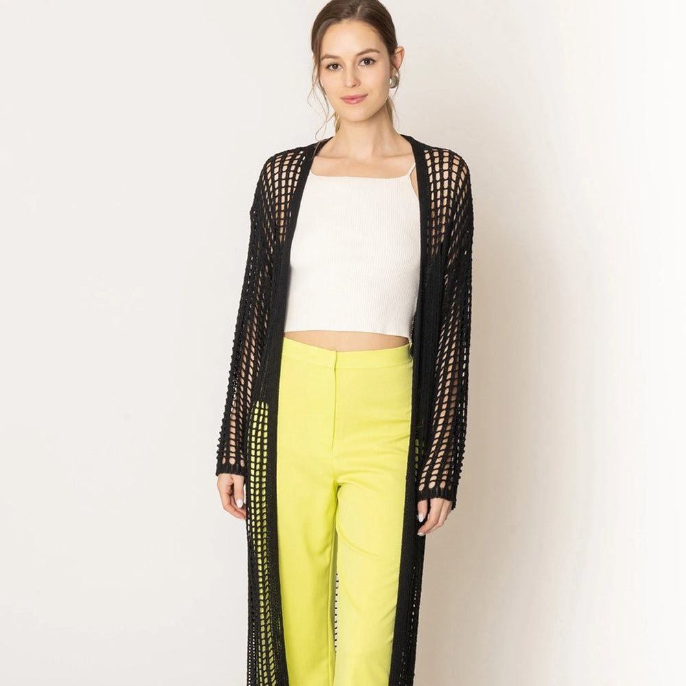 Crochet Long Cardigan