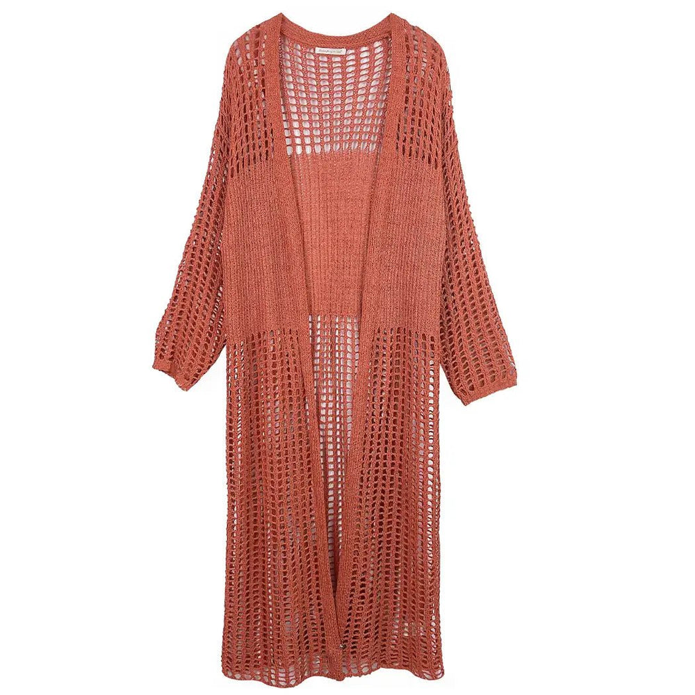 Crochet Long Cardigan