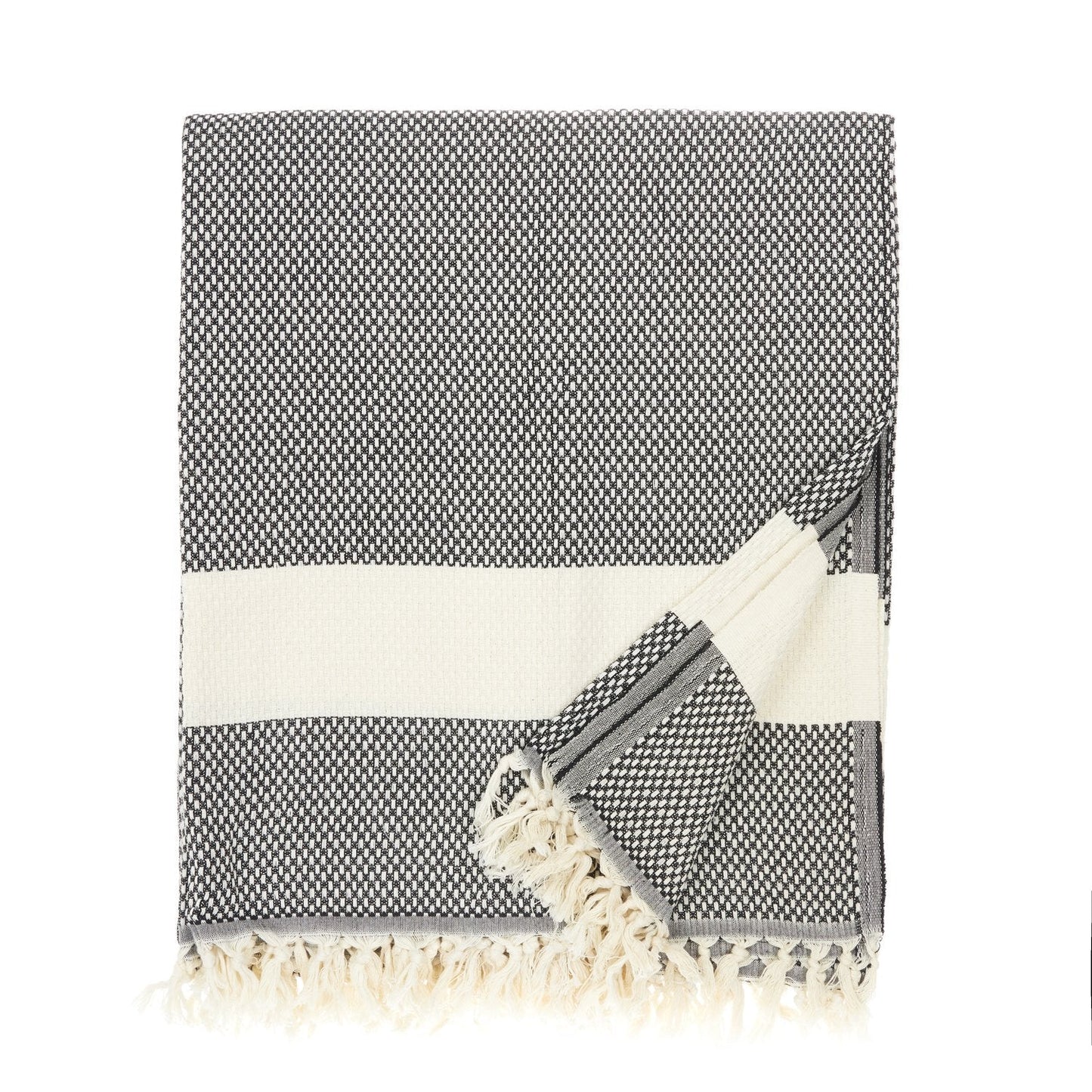 Cross Hatch Warm Woven Blankets - The Riviera Towel Company