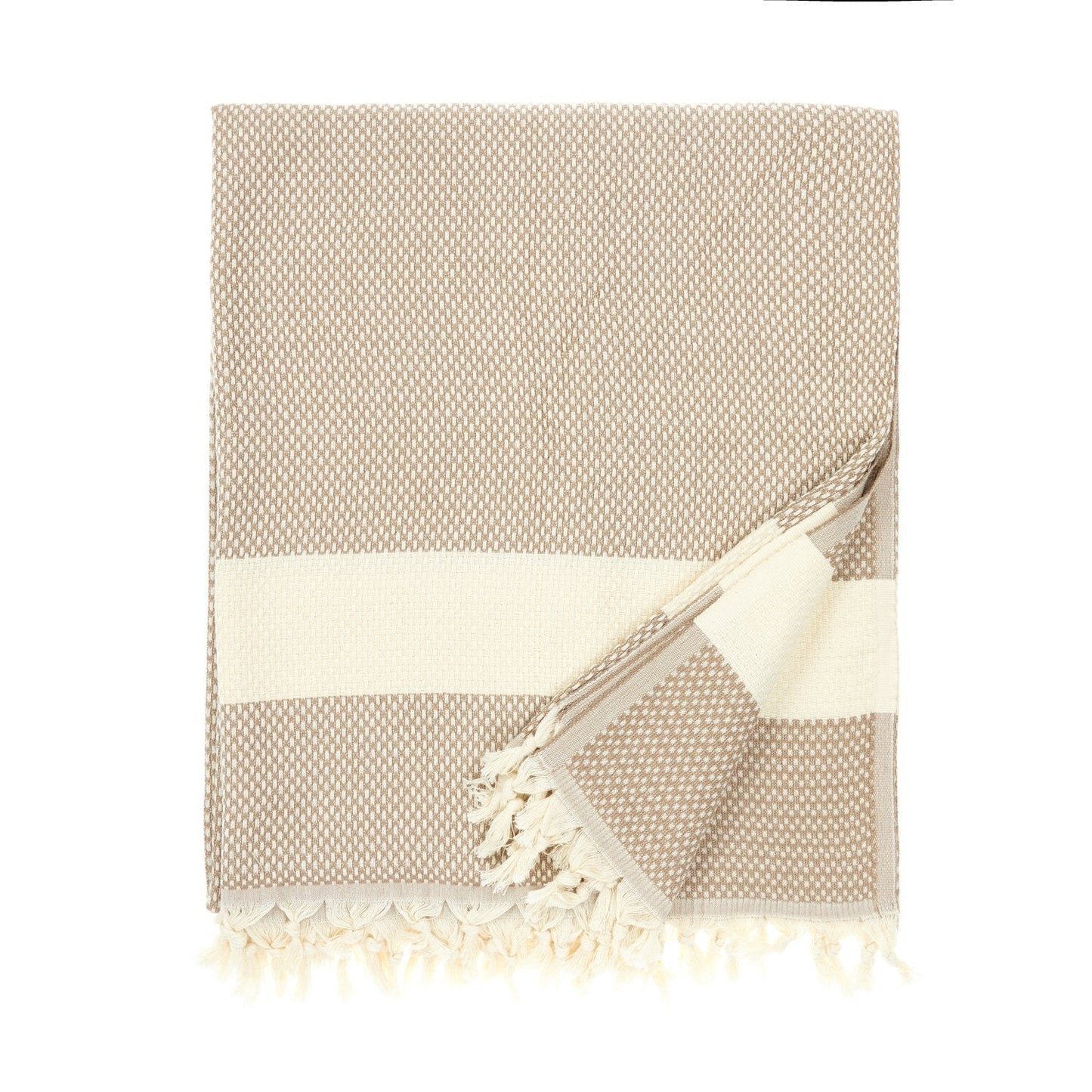 Cross Hatch Warm Woven Blankets - The Riviera Towel Company