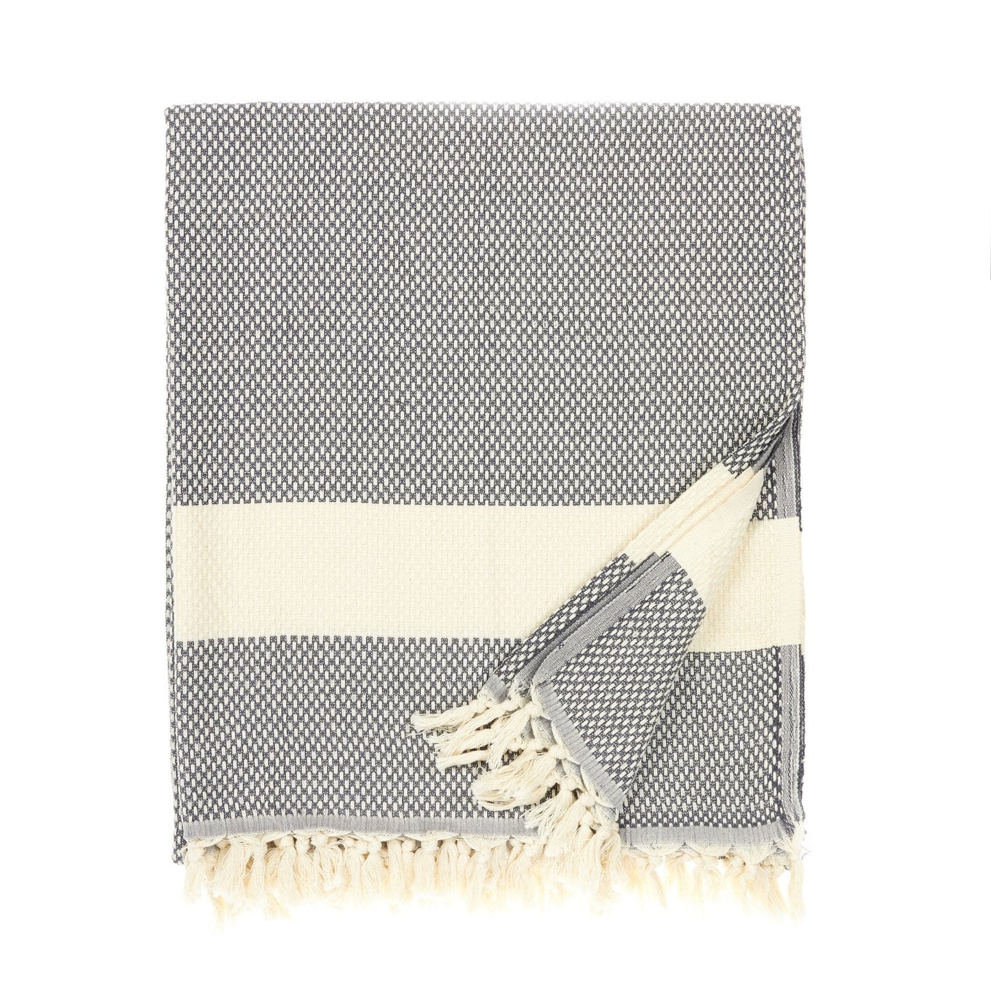 Cross Hatch Warm Woven Blankets - The Riviera Towel Company