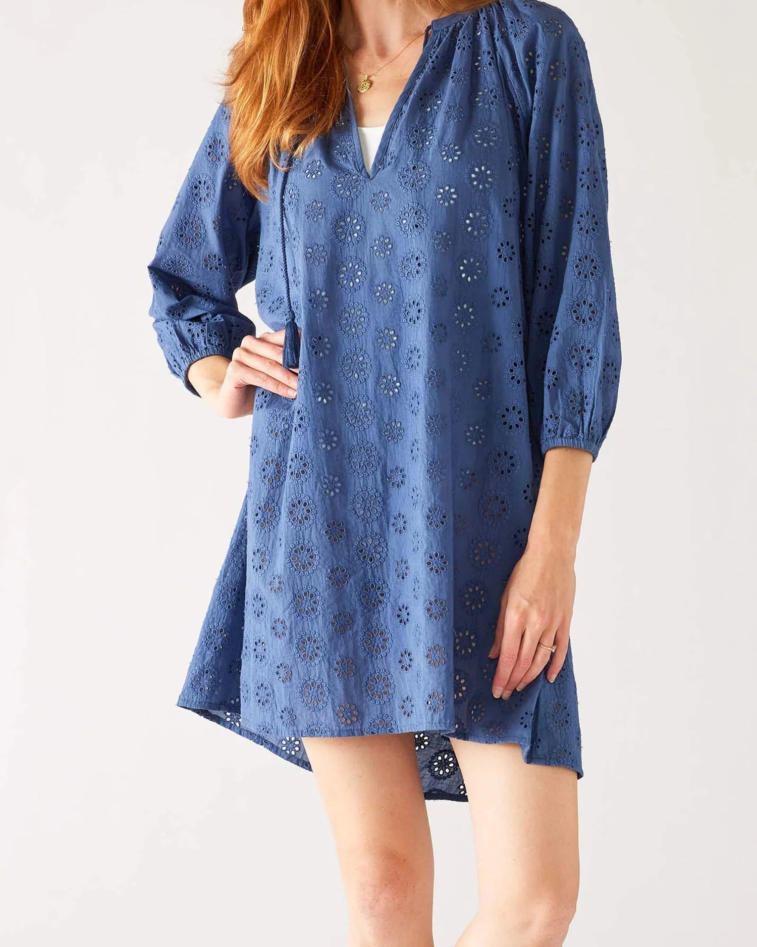 Daisy Eyelet Coverup Dress - The Riviera Towel Company