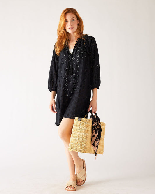 Daisy Eyelet Coverup Dress