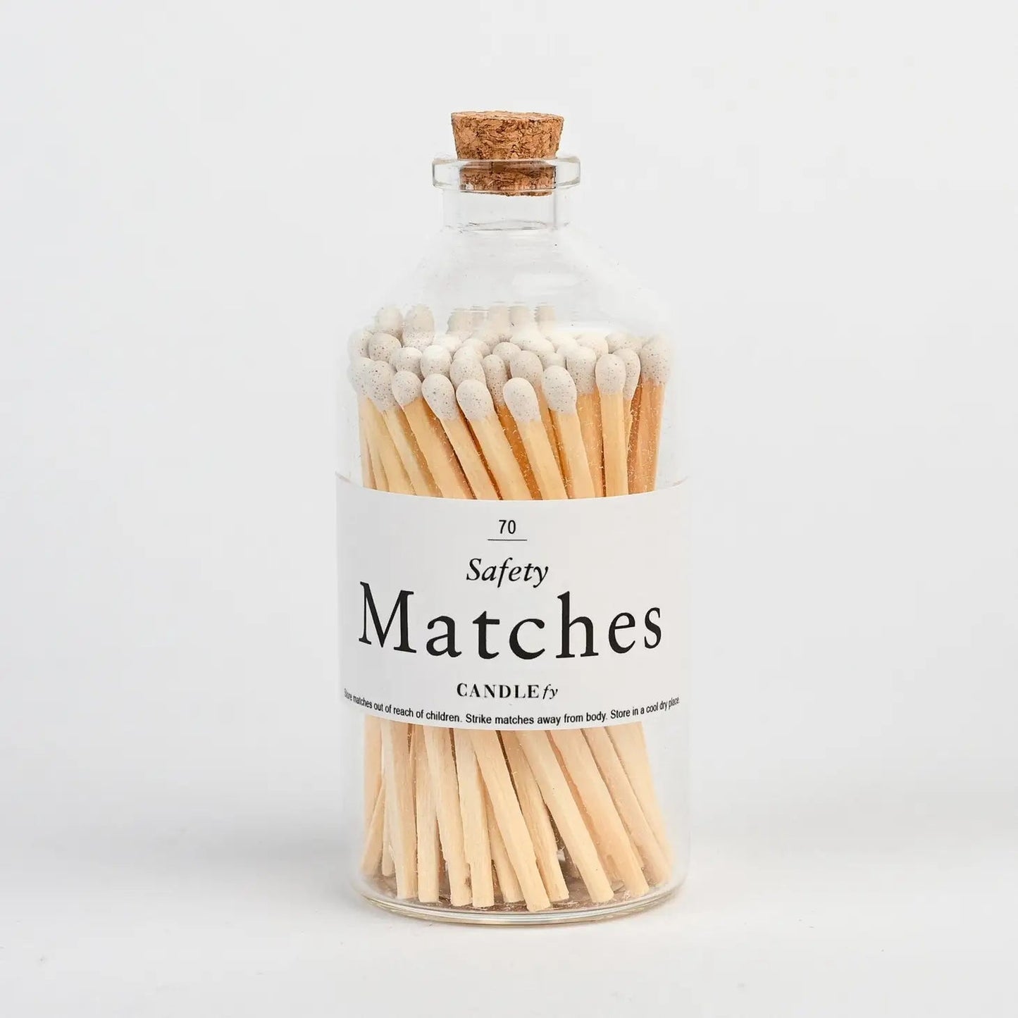 Decorative Matches in Glass Bottle - The Riviera Towel Company