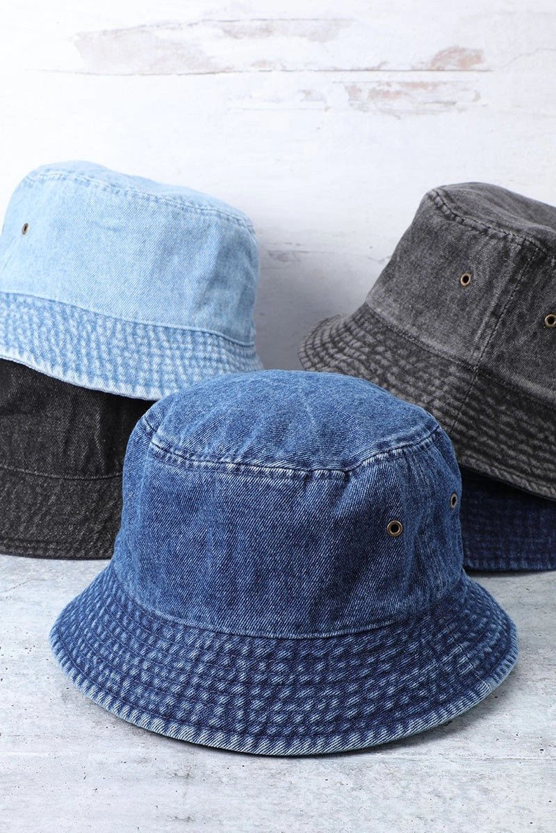 Denim Bucket Safari Boonie Hat - The Riviera Towel Company