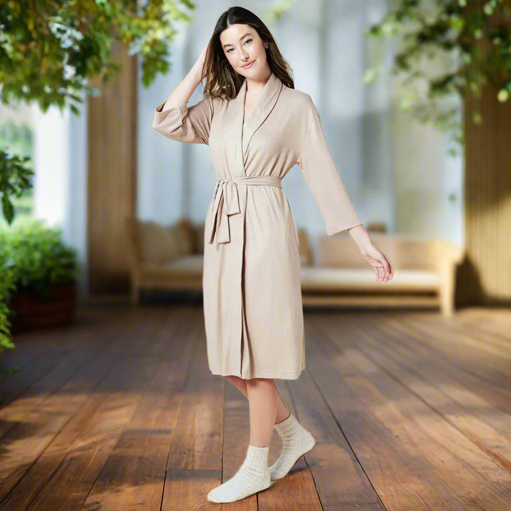 Dream Shawl Collar Robe - The Riviera Towel Company