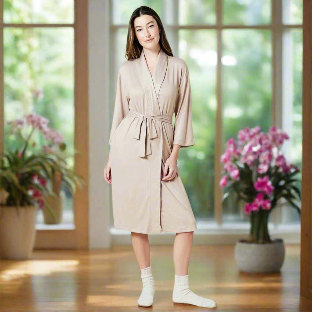 Dream Shawl Collar Robe - The Riviera Towel Company