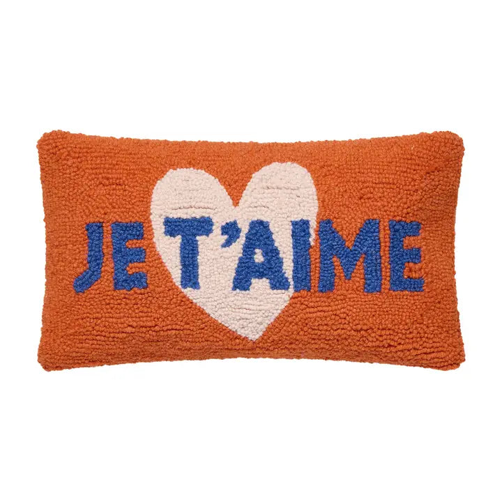 Je T'aime Hook Pillow