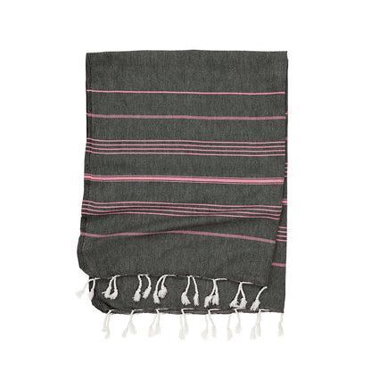 Essential III - Double Color Stripe Turkish Towel - The Riviera Towel Company