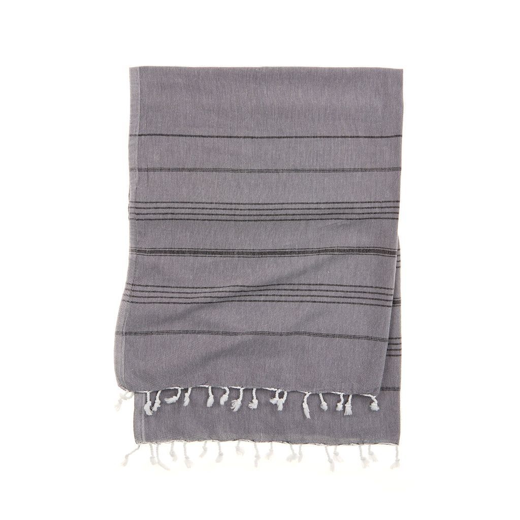 Essential III - Double Color Stripe Turkish Towel - The Riviera Towel Company