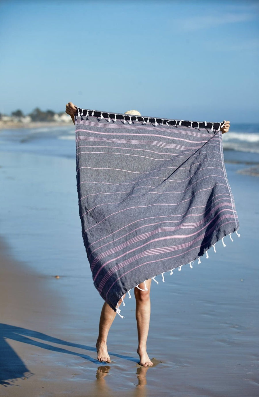 Essential III - Double Color Stripe Turkish Towel - The Riviera Towel Company