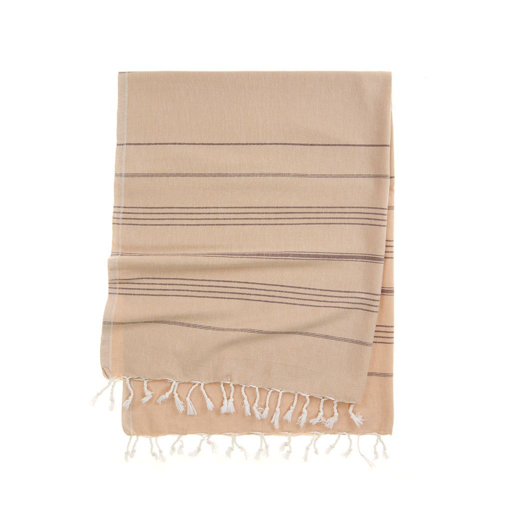 Essential III - Double Color Stripe Turkish Towel - The Riviera Towel Company