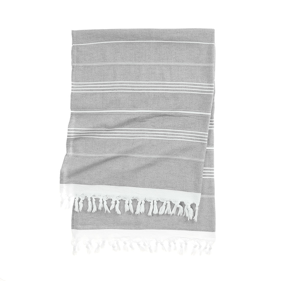 Striped pool towel made in Turkey, 40x70 inches
