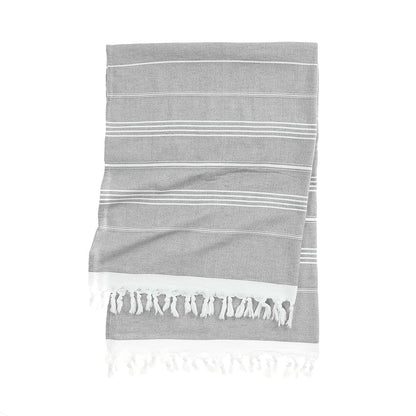 Striped pool towel made in Turkey, 40x70 inches