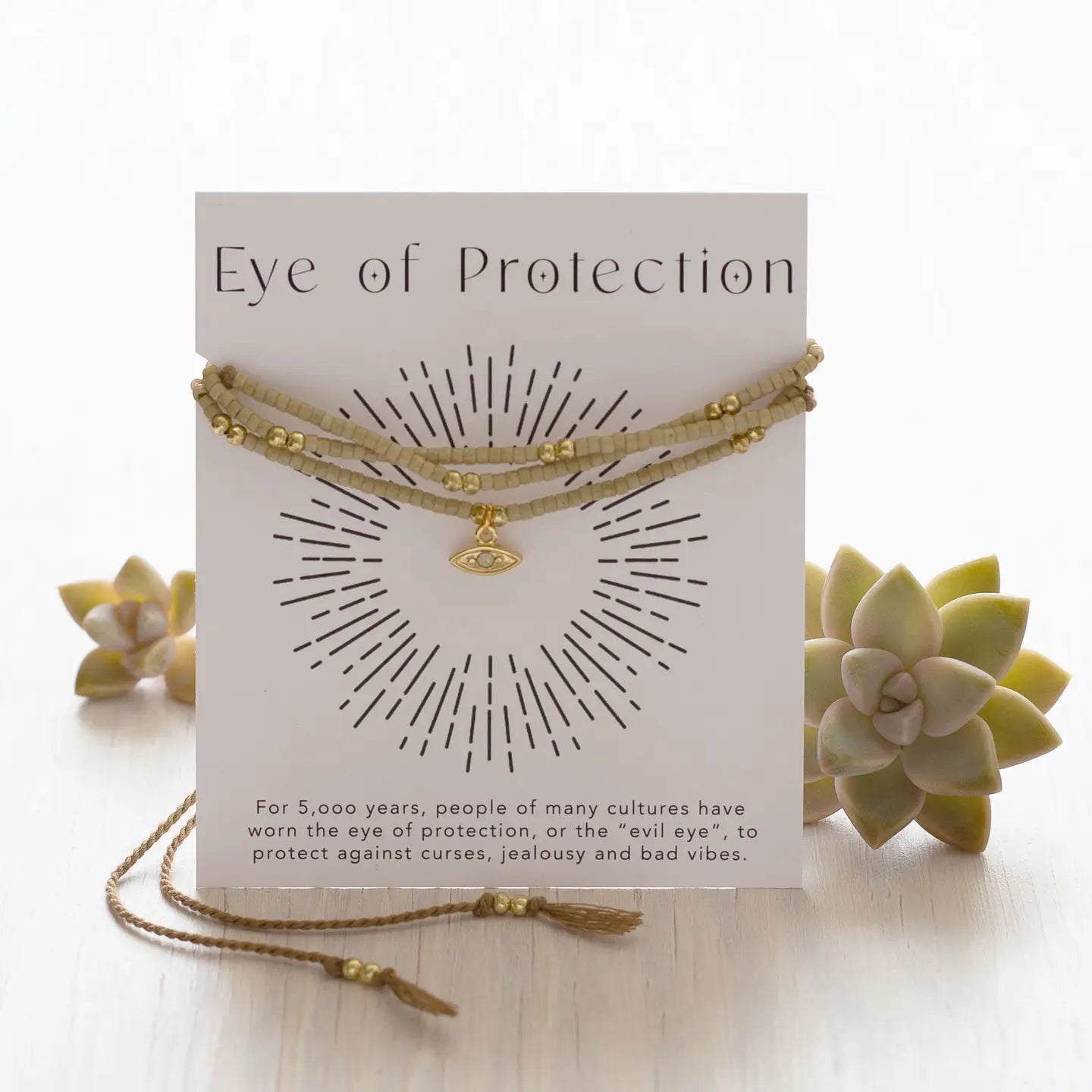 Eye of Protection Gift Wrap Bracelet - The Riviera Towel Company