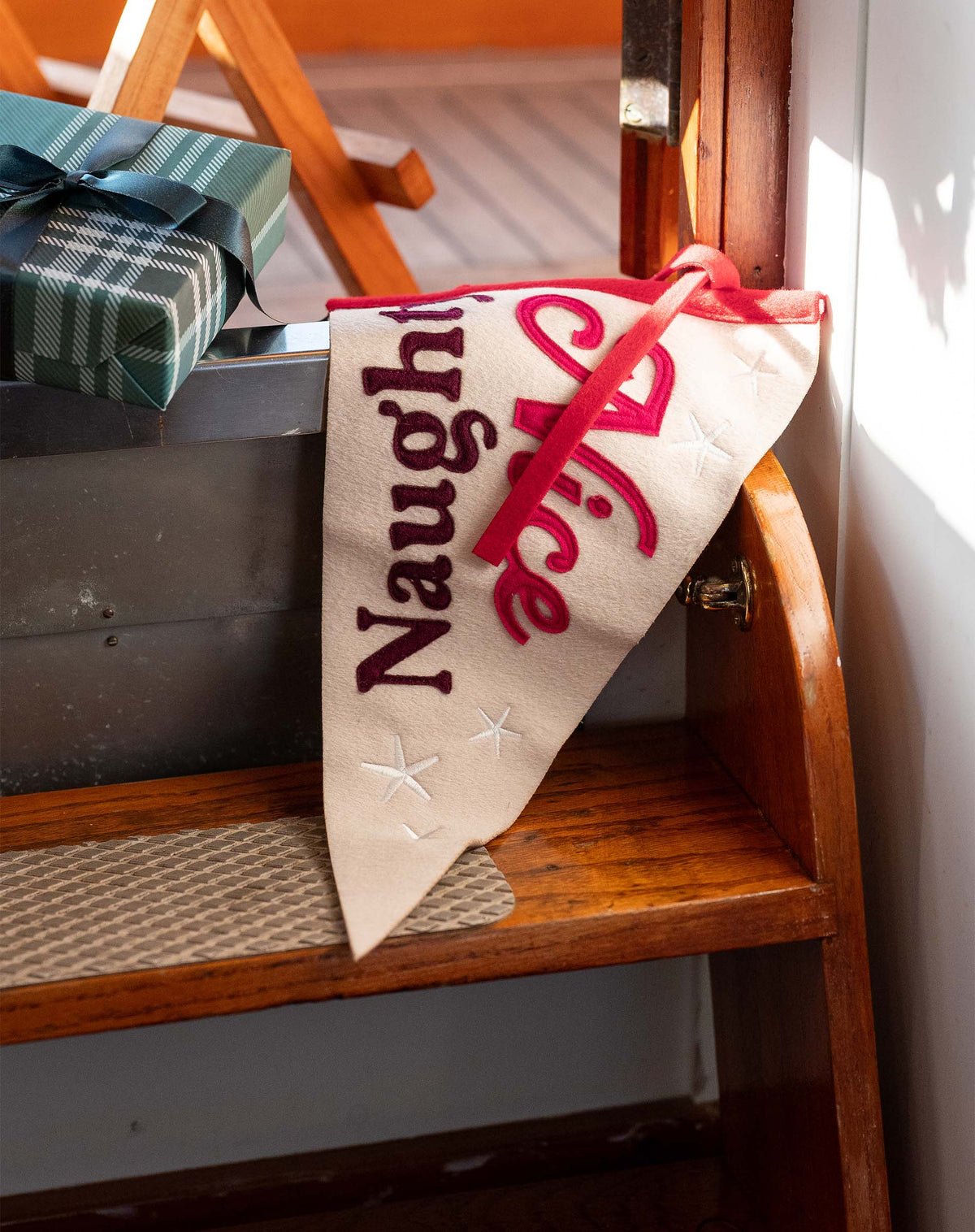 Felt Holiday Pennant, view 4
