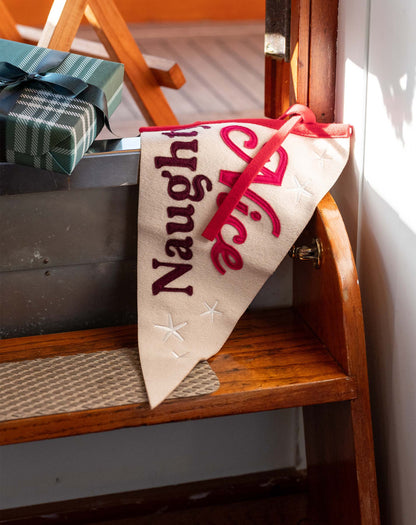 Felt Holiday Pennant, view 4
