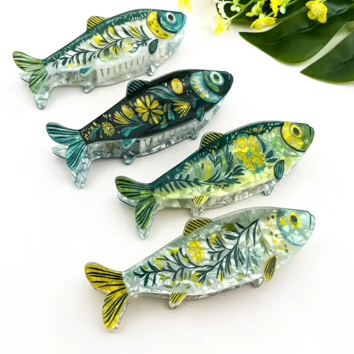 Fish Hair Claw Clip