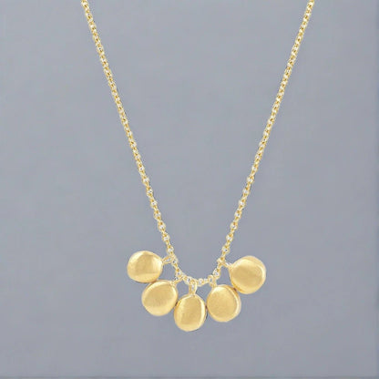 Five Tiny Discs Necklace - The Riviera Towel Company
