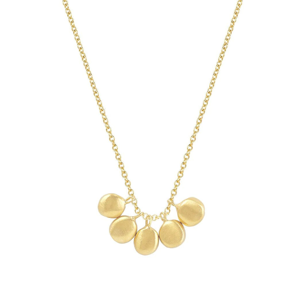Five Tiny Discs Necklace