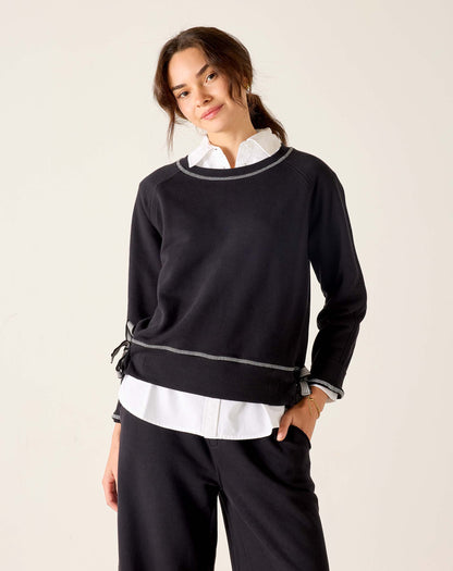 Frenchie Tie Side Sweatshirt