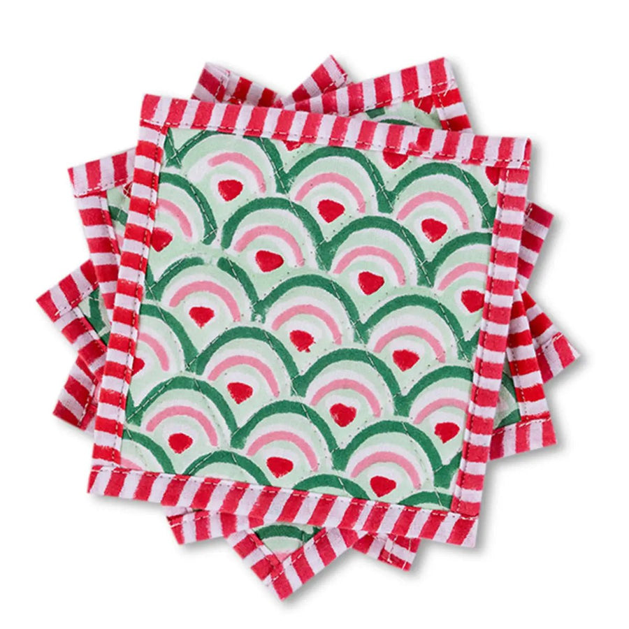 Frostine Coasters S/4 - The Riviera Towel Company, styled