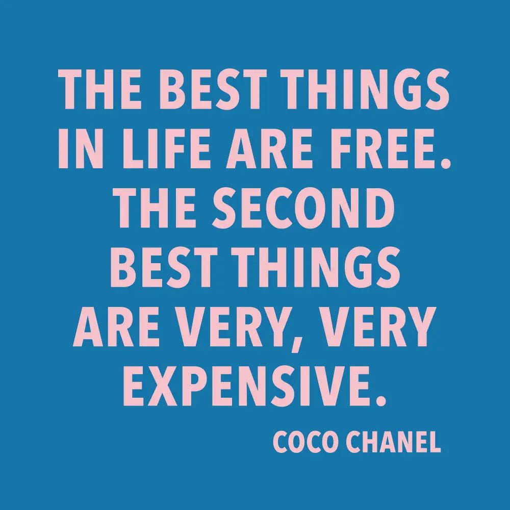 Funny Cocktail Napkins - Best Things in Life - The Riviera Towel Company