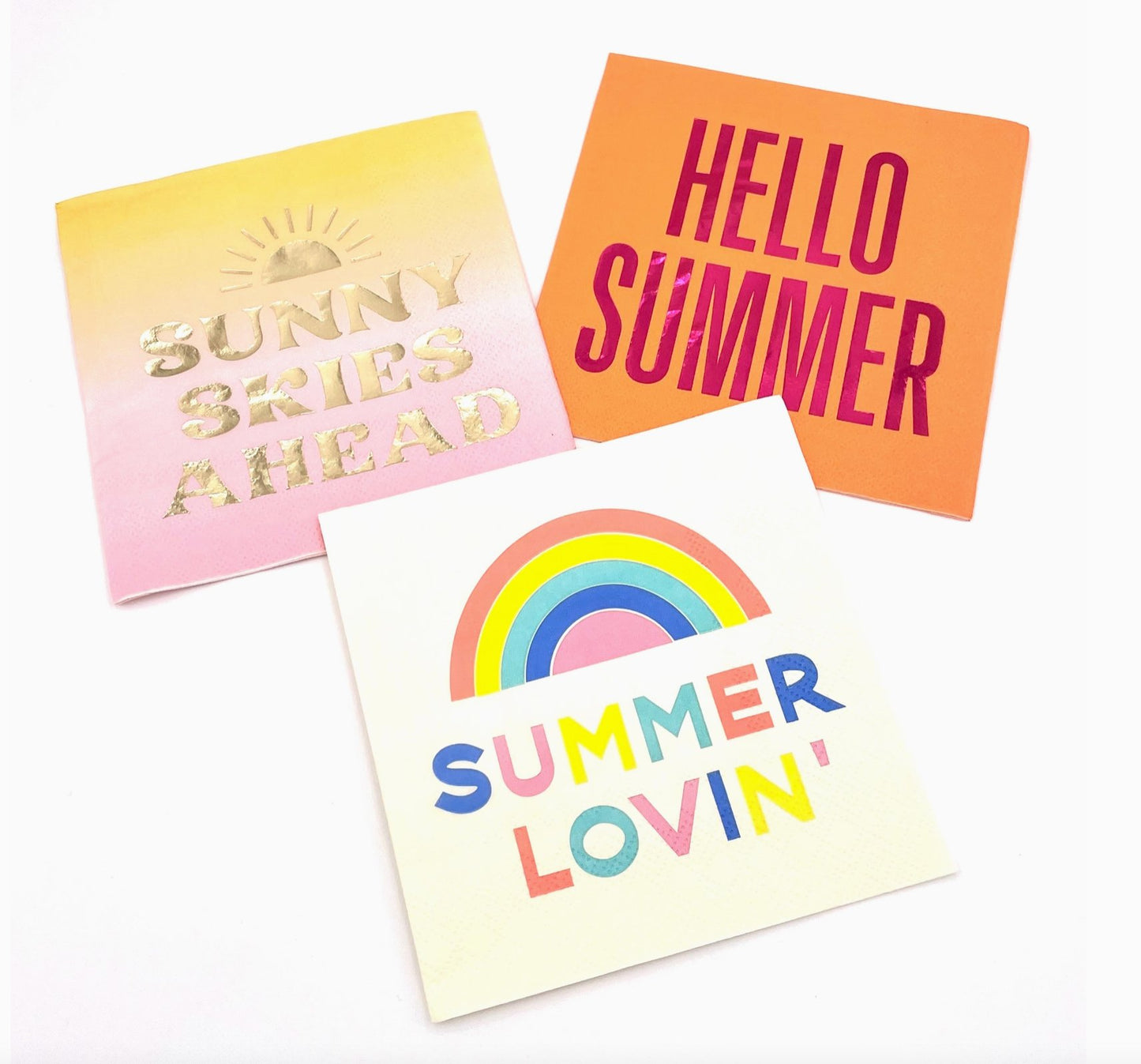 Funny Cocktail Napkins - Hello Summer - The Riviera Towel Company