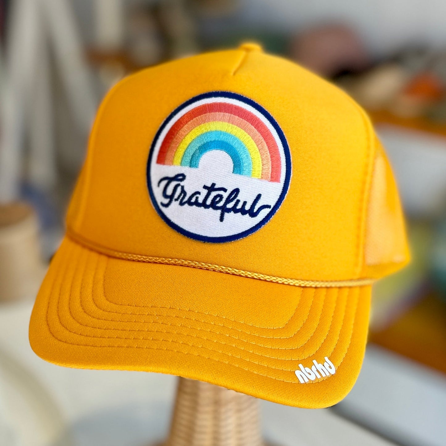 Grateful Patch Trucker Hat - The Riviera Towel Company