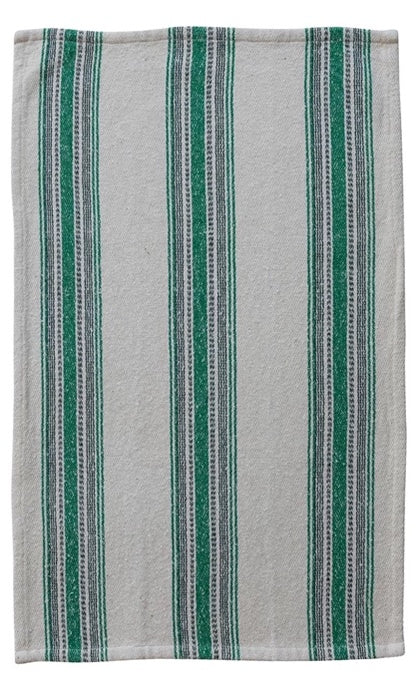 Striped Cotton Flour Sack Tea Towel, view 2