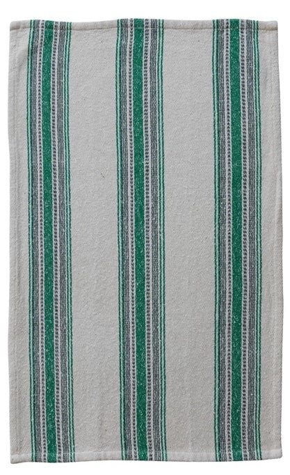 Striped Cotton Flour Sack Tea Towel
