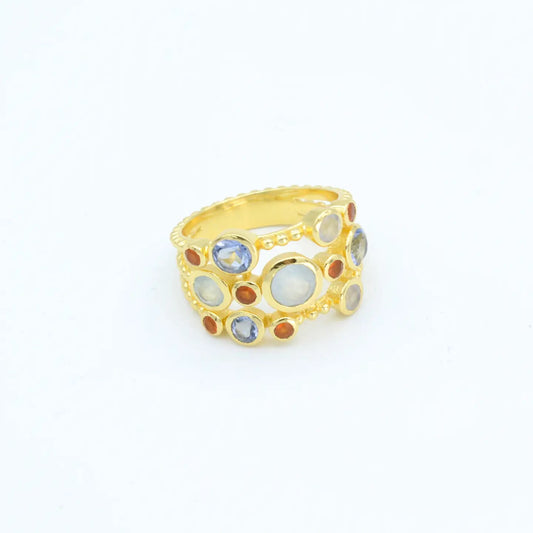 Harmony Multi - Stone Ring - The Riviera Towel Company