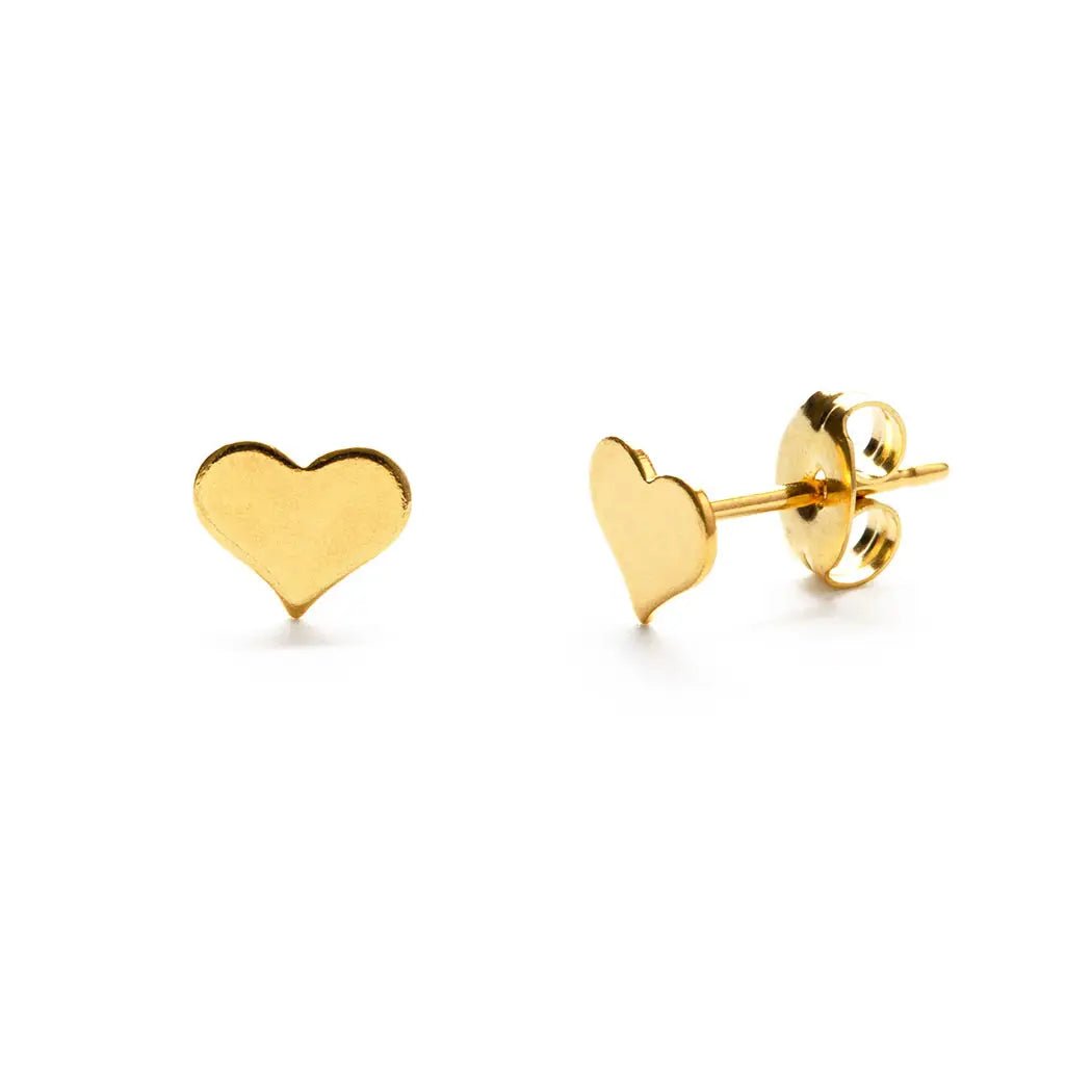 Heart Studs - The Riviera Towel Company