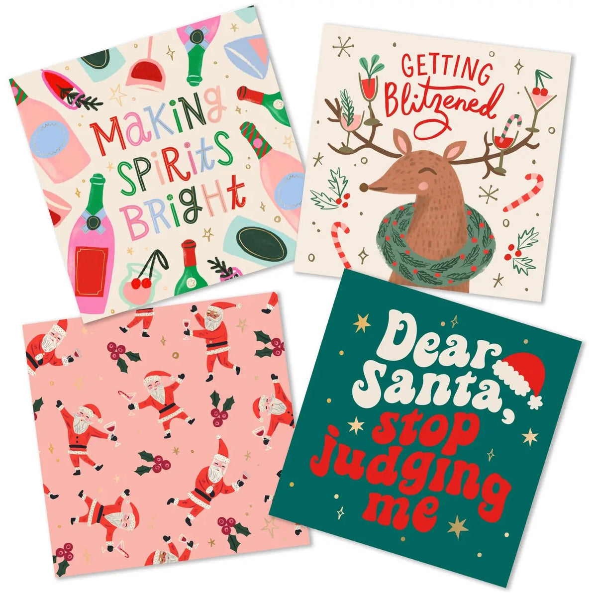 Holiday Cocktail Napkins - The Riviera Towel Company