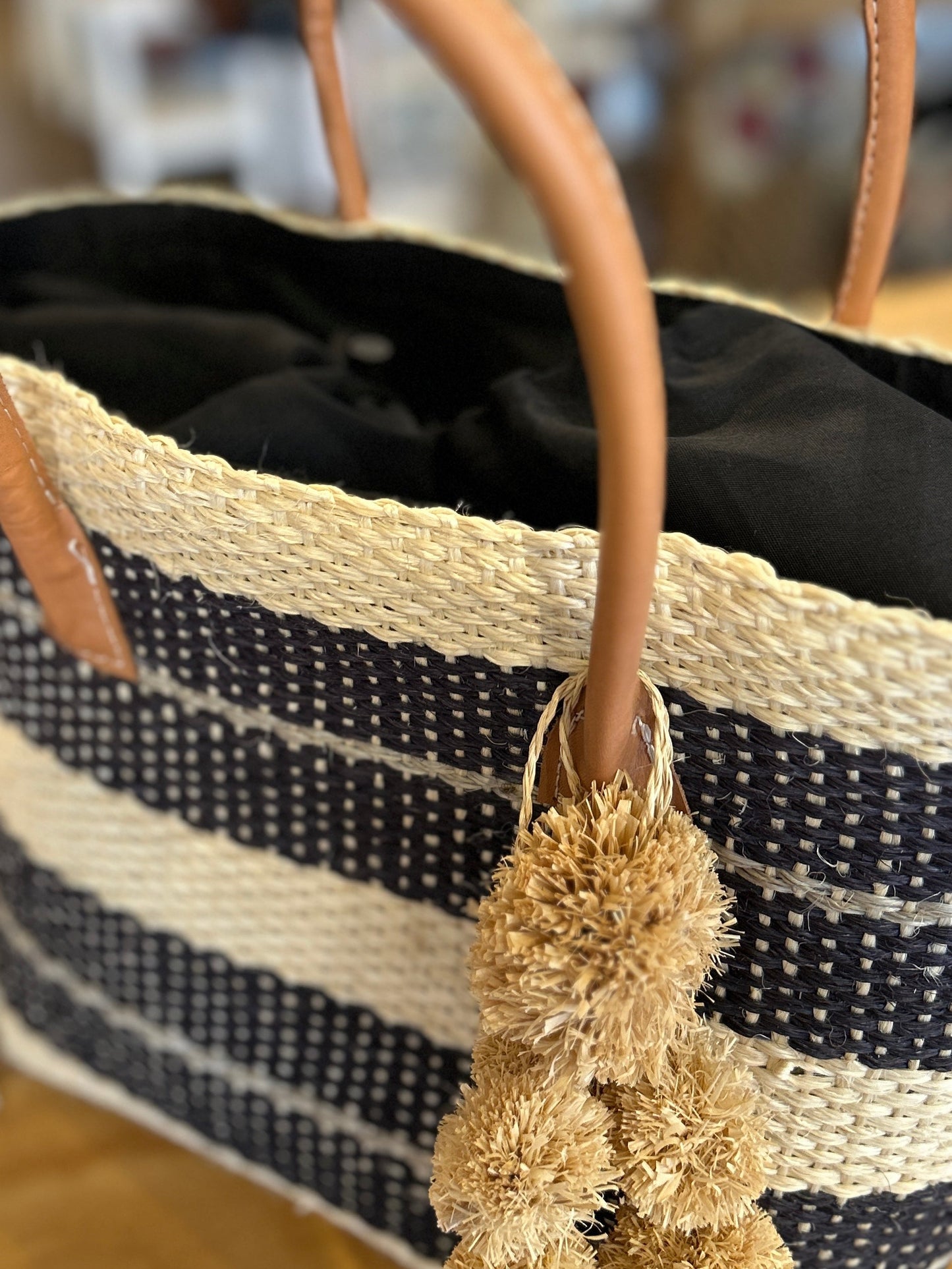 Imperial Straw Basket - The Riviera Towel Company