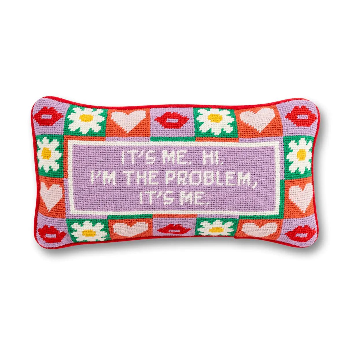 It's Me Needlepoint Pillow - The Riviera Towel Company