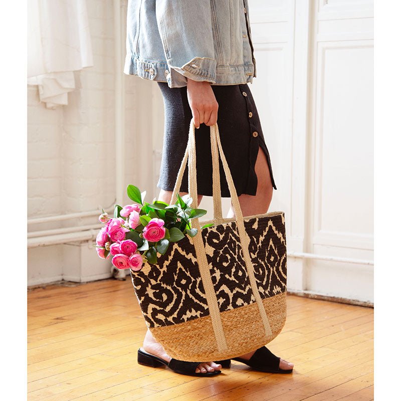 Jute Shopper Tote - The Riviera Towel Company